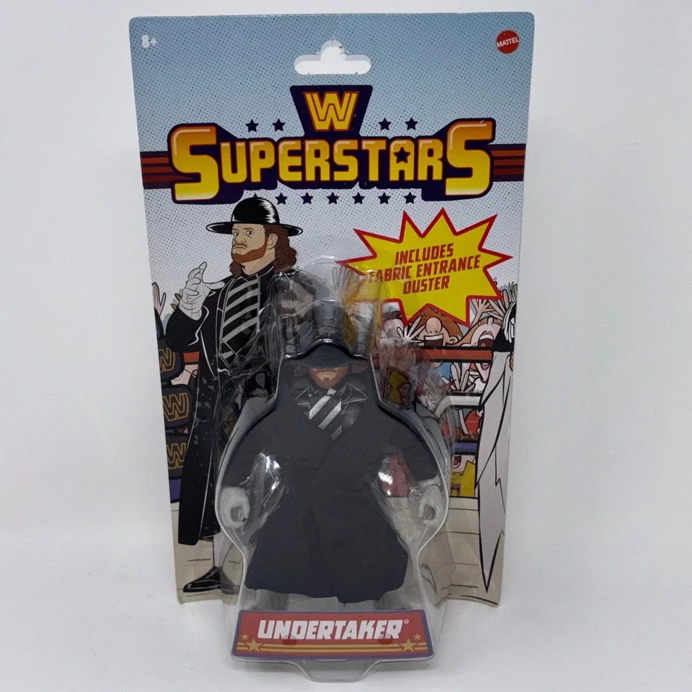 WWE Superstars Series 3 Undertaker The Deadman Figure w/ Fabric Duster Sealed